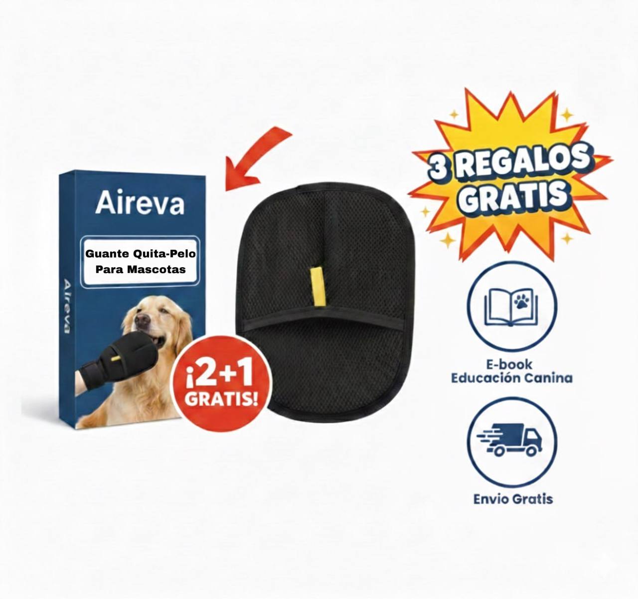 Guante Mágico Aireva® - Quita Pelos Pro