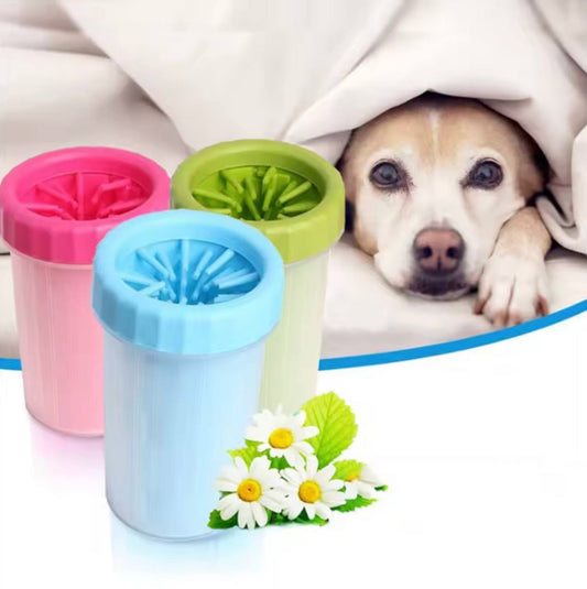 Taza limpiadora de patas